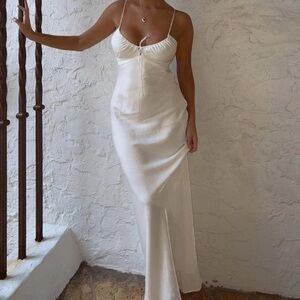 Princess Polly Emily maxi dress white - brand new with tags